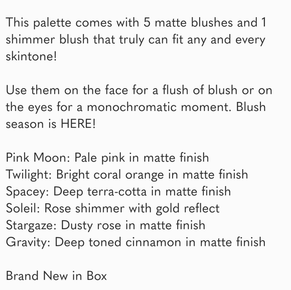 Lunar Beauty Moon Prism Blush Palette - Picture 5 of 5